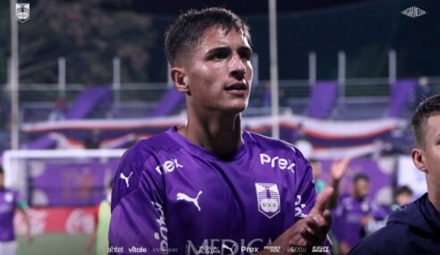 Defensor Sporting: Facundo Bernal sufrió rotura de ligamento cruzado